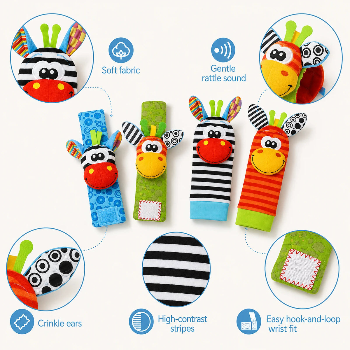 Wrist Rattles & Foot-Finder Socks