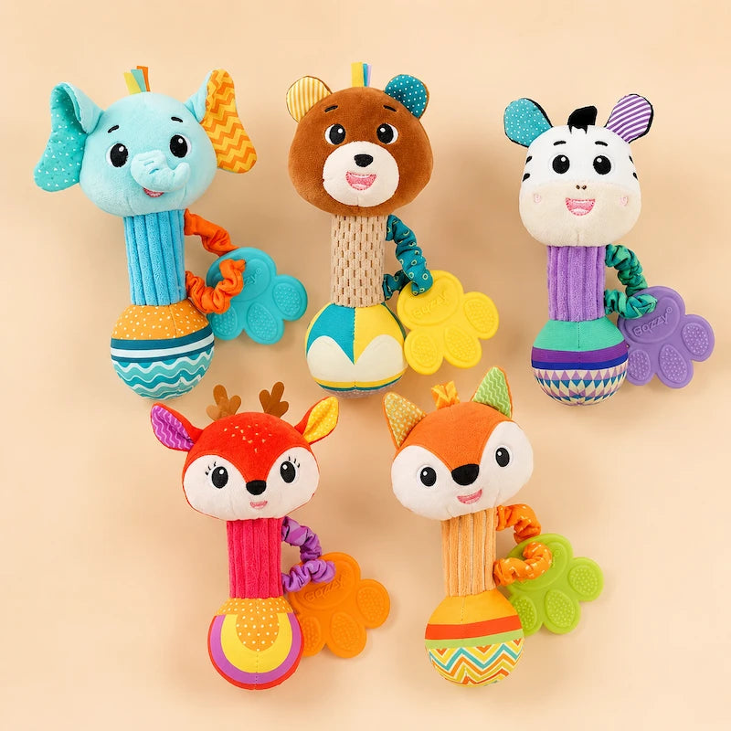 Plush Hand-Grip Rattle