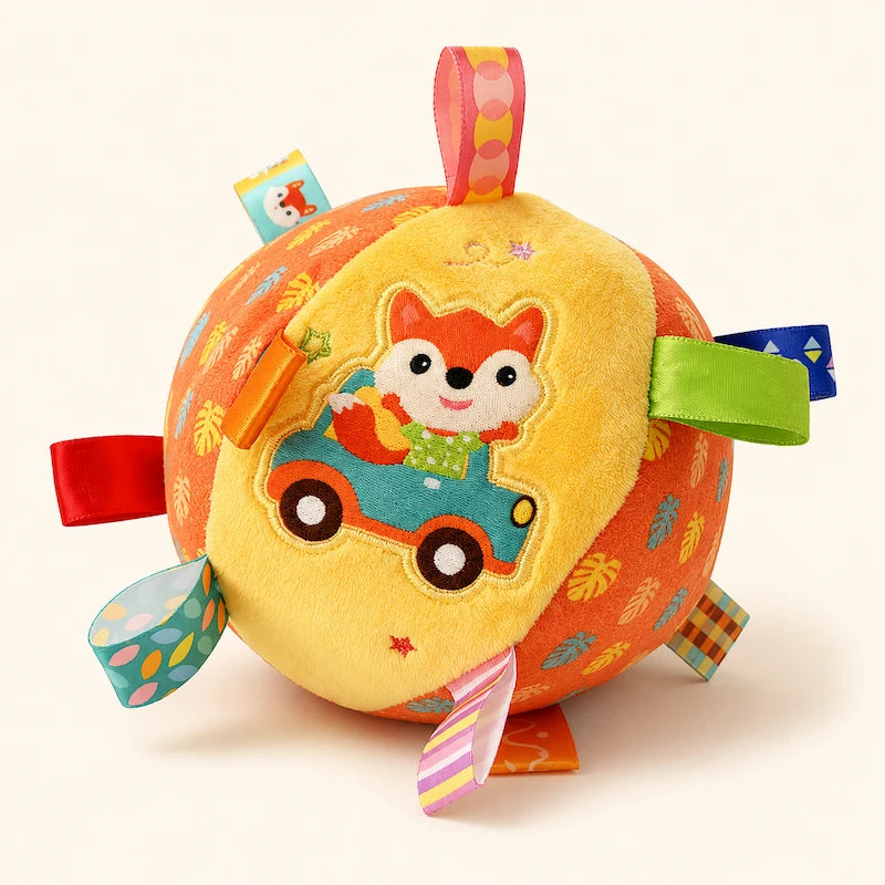 Soft Plush Rattle Ball