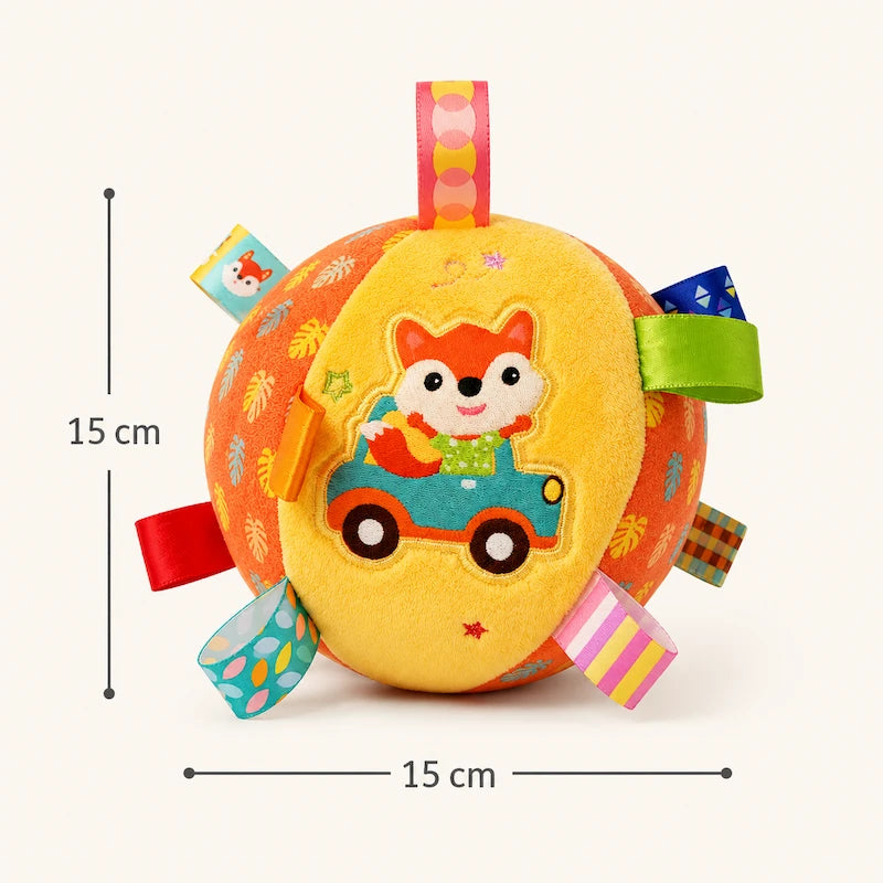 Soft Plush Rattle Ball