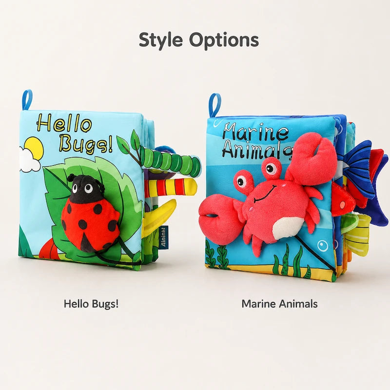 3D touch and feel cloth book