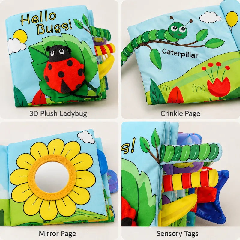 3D touch and feel cloth book