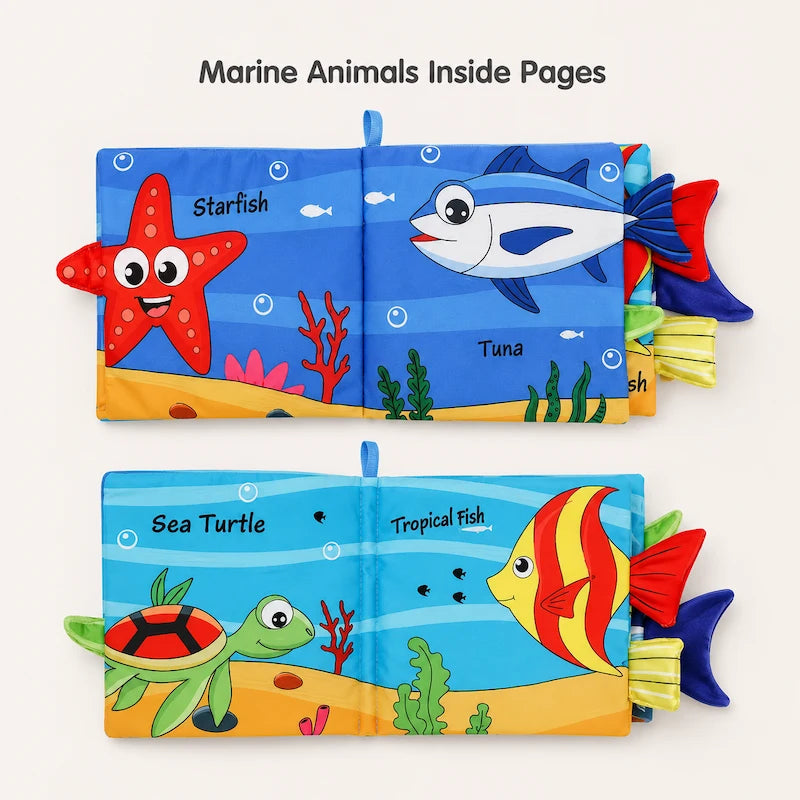3D touch and feel cloth book