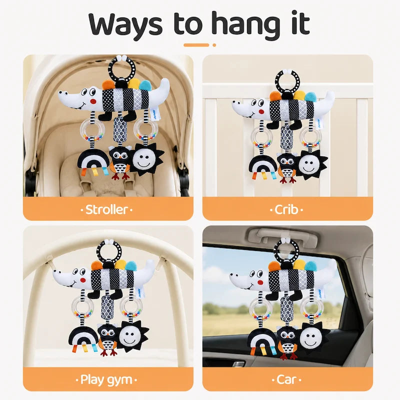 Black-and-White Hanging Chime