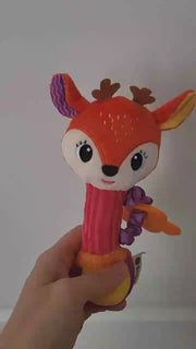 Plush Hand-Grip Rattle